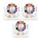 3 PACK - Incraftables Natural Stone Beads 12 Colors 240pcs Set for DIY Jewelry, Necklace & Bracelet Making. Assorted Real Crystal Chakra Bead Kit with Spacer Beads, Elastic String & Organizer for Adults & Kids
